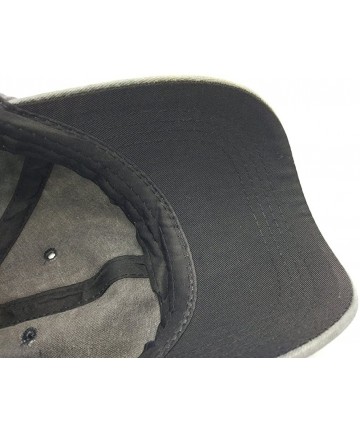 Baseball Caps Classic Unisex Baseball Cap Adjustable Washed Dyed Cotton Ball Hat - Black - CK1839ON794 $14.35