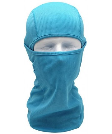 Balaclavas 7in1 Balaclava Face Mask Windproof Neck Warmer Breathable Hood Quick Dry Cycling Headgear - Sky Blue - CN1839CKU8D...