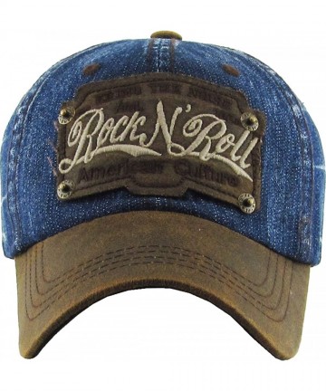 Baseball Caps American Spirit Collection USA Distressed Vintage Baseball Cap Dad Hat Adjustable Unconstructed - CC12JGT05TX $...