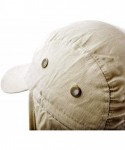Sun Hats Dark Cream Legionnaires Cap - CI11KKL47R3 $21.74