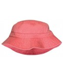 Baseball Caps ACVA101 Vacationer Pigment Dyed Bucket Hat - Coral - CC18HED6655 $23.25