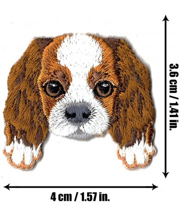 Skullies & Beanies [ Cavalier King Charles Spaniel ] Cute Embroidered Puppy Dog Warm Knit Fleece Winter Beanie Skull Cap - Br...