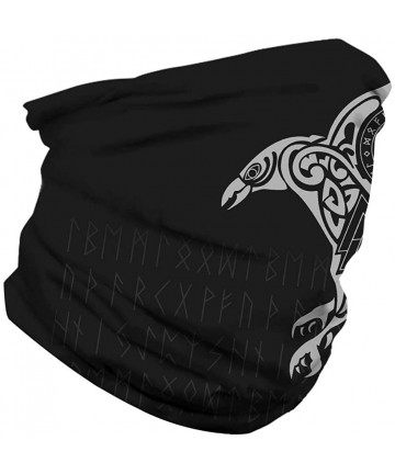 Balaclavas 3D Print Seamless Bandana Multifunctional Headwear Women Men for Dust Wind Sun Protection - Viking Odin's Raven - ...