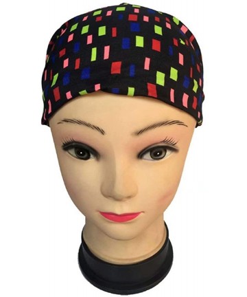 Headbands Yoga Headbands for Women Boho Headband Printed Wide Elastic Band Head Wrap Hair Bands Headwear Accessories - C318WW...