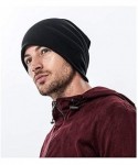 Skullies & Beanies Hip-Hop Knitted Hat for Mens Womens Eat Sleep Soccer Repeat Unisex Cuffed Plain Skull Knit Hat Cap Head Ca...