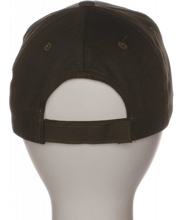 Baseball Caps US Army Official License Structured Front Side Back and Visor Embroidered Hat Cap - Veteran Emblem Olive - C212...