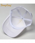 Baseball Caps Trucker Hats for Adult HOLA Beaches Logo Print Snapback Summer Mesh Caps - White - C518EEEWM6L $13.91