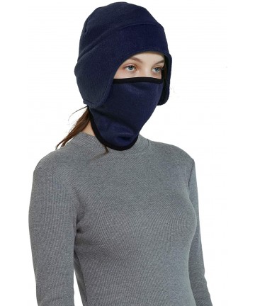 Skullies & Beanies Fleece 2 in 1 Hat/Headwear-Winter Warm Earflap Skull Mask Cap Outdoor Sports Ski Beanie for Men&Women - Na...