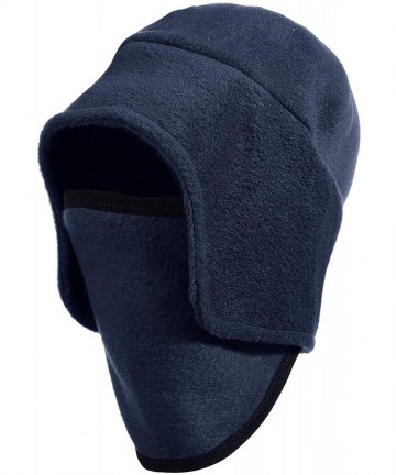 Skullies & Beanies Fleece 2 in 1 Hat/Headwear-Winter Warm Earflap Skull Mask Cap Outdoor Sports Ski Beanie for Men&Women - Na...