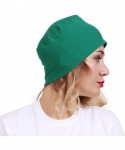 Skullies & Beanies Women's Cotton Under Hijab Caps (Multicolours- Free Size) - Green - CY12MAVWQSC $13.51
