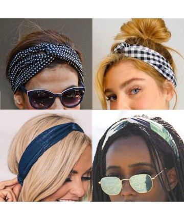 Headbands Fashion Cross Stretchy Elastic Headbands Headscarf Cute Hair Band Accessories for Girls - style-5 - CG18HT950EX $13.66