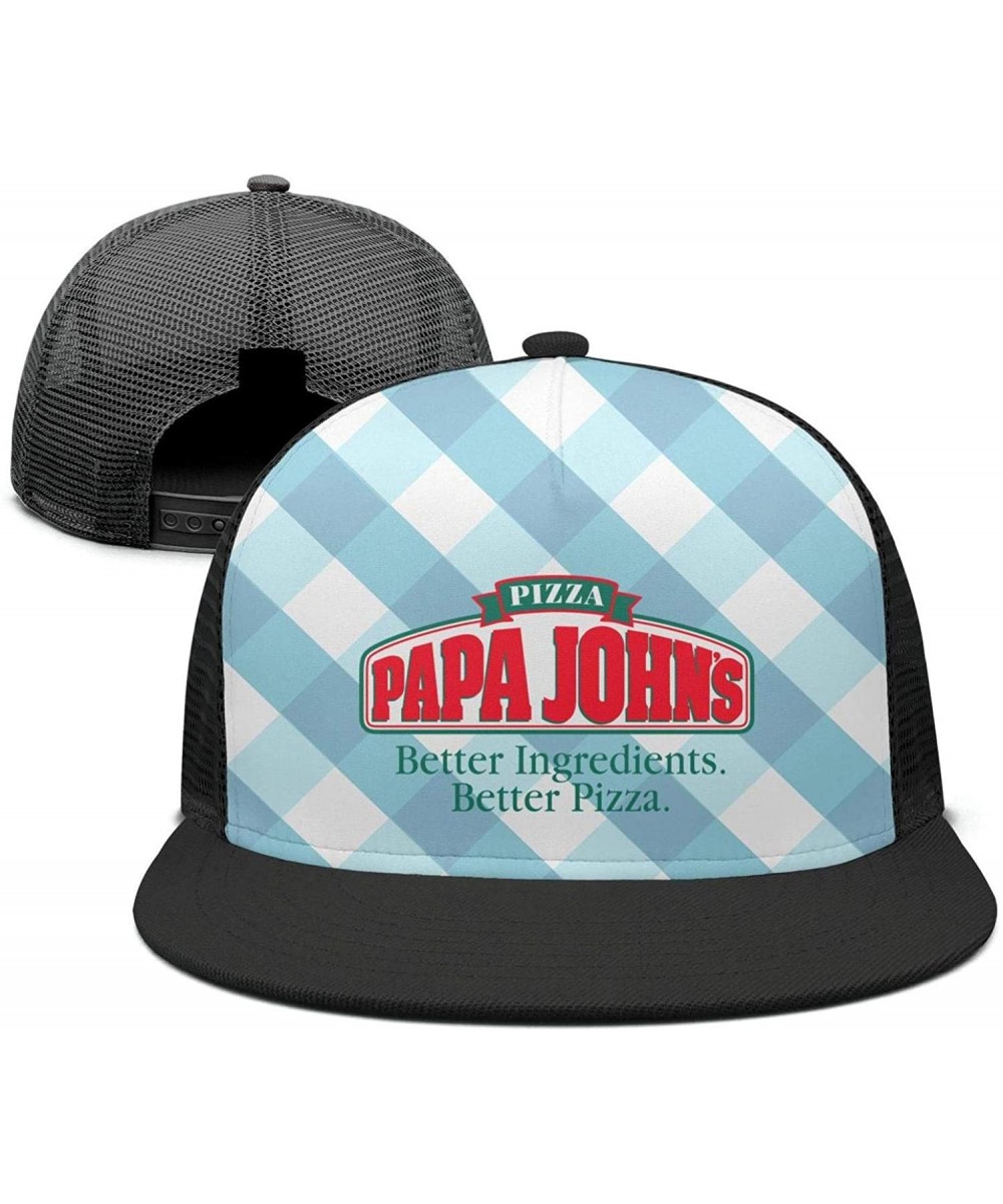Baseball Caps Cap Adjustable Dad papa-Loves-Pizza- Vintage Full Print Sun Hats - Papa Loves Pizza-4 - CX18ICR8QTT $24.41