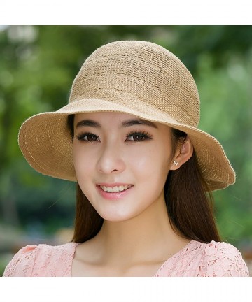 Sun Hats Summer Beach Sun Hats for Women UPF Woman Foldable Floppy Travel Packable UV Hat Cotton- Wide Brim Hat - CJ196S90656...