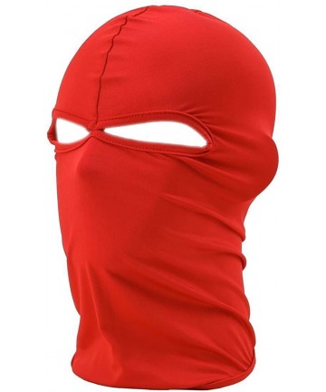 Balaclavas Balaclava Breathable Lightweight Lycra Ski Full Face Mask for Cycling Sports - Red - CV12J92EKT3 $12.19