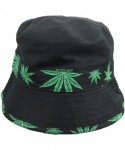 Baseball Caps Weed Bucket Hat Marijuana Hats Fashion Cap Casual Caps Headwear Hip Hop Hiking - Black - Strip - CI18ZR86C0N $1...