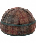 Newsboy Caps Button Up Cap - Decorative Wool Hat with Earflap - Aurora - CQ11NS3PCLF $51.28