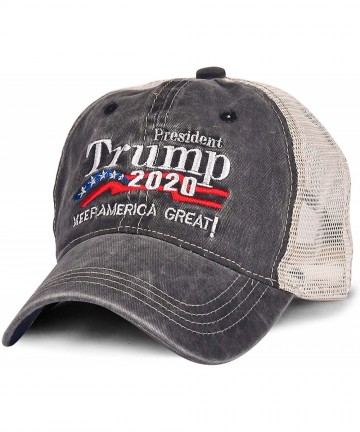 Baseball Caps Donald Trump 2020 Hat Keep America Great Embroidered MAGA USA Adjustable Baseball Cap - A-1-grey - CO18UW5H04X ...