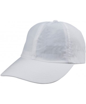 Baseball Caps Baseball Cap Hat-Running Golf Caps Sports Sun Hats Quick Dry Lightweight Ultra Thin - White(solid Color) - CV12...