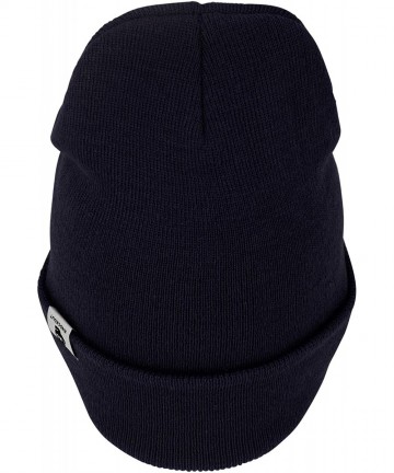 Skullies & Beanies Beanie- Men and Women Skull Knit Hat Cap - Knockout Navy - CH18YC4R4CO $20.51