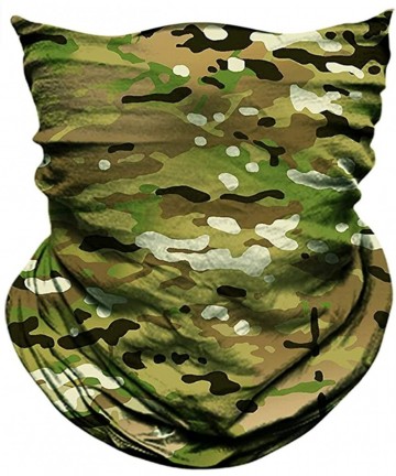 Balaclavas Camouflage Elastic Seamless Moisture Wicking Neck Gaiter Headband Bandana Face Scarf for Outdoor Sport - Color2 - ...