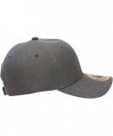 Baseball Caps Structured Hook & Loop Adjustable Hat - Dark Grey - CL183R479T3 $14.12