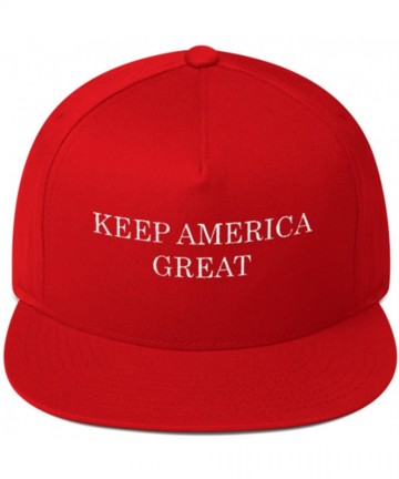 Baseball Caps Keep America Great Hat - Red - CK17Z3YQT5N $37.89