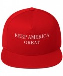 Baseball Caps Keep America Great Hat - Red - CK17Z3YQT5N $37.89