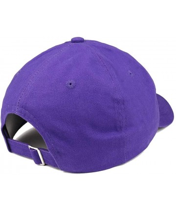 Baseball Caps Capsule Corp Low Profile Low Profile Embroidered Dad Hat - Vc300_purple - CM18QYCMOZH $23.04