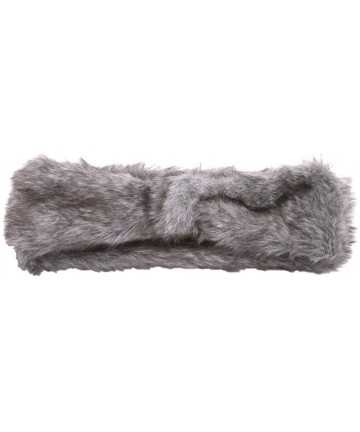 Headbands Womens Faux Fur Fashion Headband - Grey - C8128870Y77 $22.25