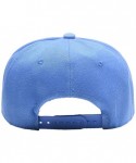 Baseball Caps Snapback Personalized Outdoors Picture Baseball - Sky Blue - C118I8A7763 $17.86