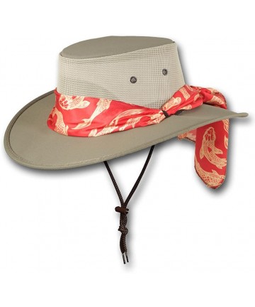 Sun Hats Ladies Canvas Drover Hat - Item 1047 - Khaki 3414 - C9184CTD9HY $59.59