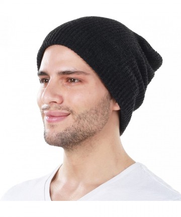 Skullies & Beanies Comfortable Soft Slouchy Beanie Collection Winter Ski Baggy Hat Unisex Various Styles - C711OC51I0R $15.61