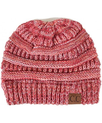Skullies & Beanies Trendy Warm Chunky Soft Marled Cable Knit Slouchy Beanie - 23 - CL129VX44DR $18.71