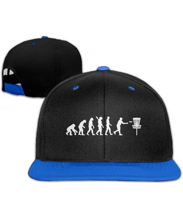 Baseball Caps Mens/Womens Hip-hop Hats Evolution Disc Golf Adjustable - Royalblue - CA18GN3L76O $19.25