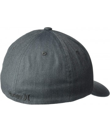Baseball Caps Men's Black Textures Baseball Cap - Black/Black (Herringbone) - C218L3WWSGR $47.51