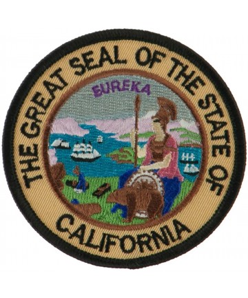 Cowboy Hats Western State Seal Embroidered Patch - California W01S13F - CD11E8TA415 $13.16