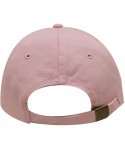 Baseball Caps Good Vibes Only Cotton Baseball Caps - Pink - CT184ANY5M4 $17.58