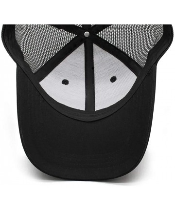 Baseball Caps All Cotton Golf Cap Classic Snapback Printed Mesh Hats - Black-107 - CL18UQTD7ND $21.43