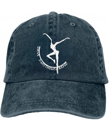 Baseball Caps Dave Matthews Band Denim Hat Fashion Can Adjust Denim Cap Baseball Cap Unisex - Navy - CX18RC58ZIX $21.04
