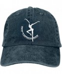 Baseball Caps Dave Matthews Band Denim Hat Fashion Can Adjust Denim Cap Baseball Cap Unisex - Navy - CX18RC58ZIX $21.04