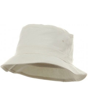 Bucket Hats Fishing Hats (03)-White for Hiking Camping Golf Sun Block (S/M) W12S44C - C71118P36XV $20.83