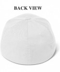 Baseball Caps Donald Trump MAGA Hat- Make America Great Again One Size Fits Most Flexfit Cap- Printed in USA - White - C118Q6...