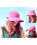 Sun Hats Sun Hats for Women with UV Protection Wide Brim Sun Hat Visor Summer Beach Outdoor Foldable Womens Cap - Grey - CZ18...