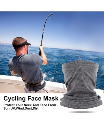 Balaclavas Seamless Quick Dry Breathable Outdoor UV Protection Head Wrap Face Scarf Neck Gaiter Bandana Balaclava - C81997536...