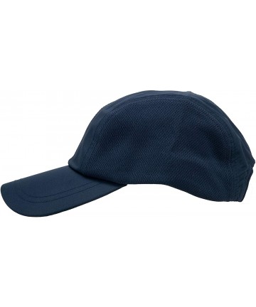 Baseball Caps Womens Athletic Mesh Hat Performance Sport Running Baseball Cap - Mesh - Navy - CA18RNHDO2A $17.13