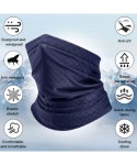 Balaclavas Neck Gaiter Scarf Sun UV Protection Balaclava Breathable Face Mask Outdoor Activity Head Wrap - Dark Blue 3 - CR19...