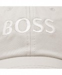 Baseball Caps BOSS Baseball Cap Dad Hat Mens Womens Adjustable - Beige - CJ18CGN95O0 $16.40