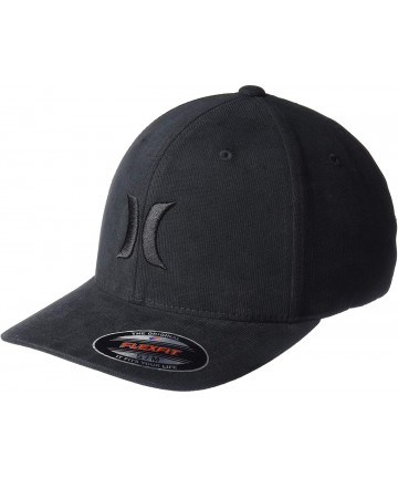 Baseball Caps Men's Black Textures Baseball Cap - Black/(Micro) - C318C623QRG $40.05