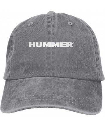 Baseball Caps Designed Printed Casual Cap Hummer Logo New Baseball Cap - Gray - CQ18W6ZX6I9 $20.38