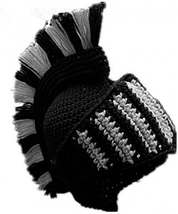 Skullies & Beanies Wig Beard Hats Handmade Knit Warm Winter Caps Ski Funny Mask Beanie for Men Women - Nj-brown - CD186MYO0HL...